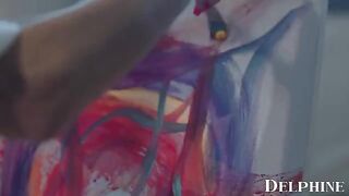 An art teacher, Silvia Saige, gives her student more than just art lessons