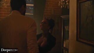Kinky burlesque dancer Kira gets creampied at an afterparty in a sensual DEEPER scene