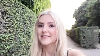 A cute girl met a random guy and had sex with him in Paris, enjoying every moment