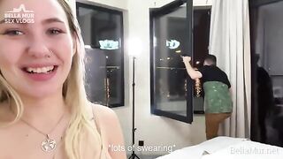 Real behind the scenes of porn shootings in this sex vlog