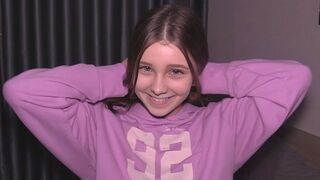 The narrow pussy of the young beauty is stretched by an experienced partner