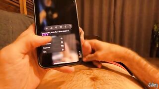 Sex chatting turned into a real surprise fuck