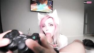 I fucked a sweet-faced bitch while playing Genshin Impact