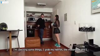 Aglaia Spicy delivers the ass at her best friend's house