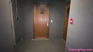 A redhead chick got creampied by her neighbor in Chicago
