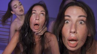 Submissive bimbo teen gets her brains and cervix pounded