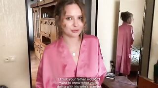I jerked off with my stepmom's panties, she squirted on me