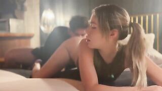 Best friend allowed her ass to be taken by a cute girl