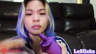 Tina Slick's so horny, she masturbates using her sohimi rose vibrator