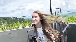 A vacation in the hotel turned into a passionate encounter with a cute girl