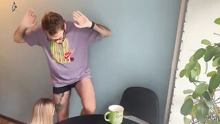 A fan got fucked by a famous DJ in a steamy, real couple homemade scene