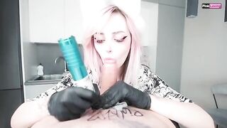 A girl got a tattoo at home and then had sex with the guy who made the tattoo