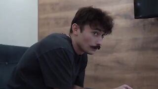 A hot chick is having her house cleaned by a cute girl