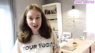 An 18-year-old cute girl came to my house and we fucked