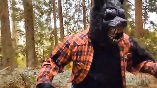 After making date, a girl transforms into a wolf and feels intense passion