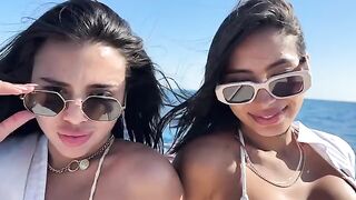 We seduced a boat captain for a delicious cumshot on the sea