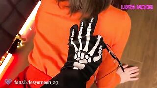 Nerdy teen Velma gets fucked by White Mask on Halloween night in HD