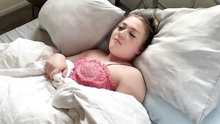 The cute girl skipped school and had sex with stepdad