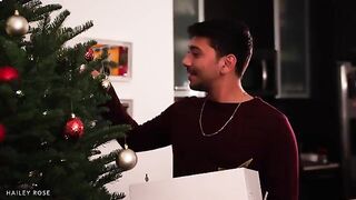 The Christmas surprise for the young couple was unexpected and amazing