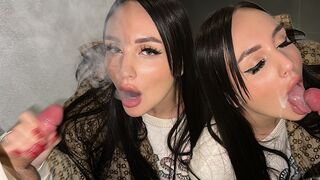 Babe fucks with a guy in the park and gets cum on her face
