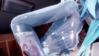 A Squishy Slime Miku Service - official mmd hentgame