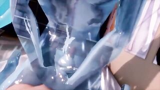 A Squishy Slime Miku Service - official mmd hentgame