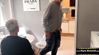 The man fucks German amateurs right in front of his wife