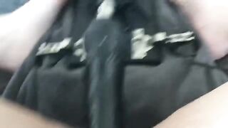 A girl got a machine that can satisfy her sexual needs