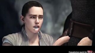 Star Wars compilation with Rey and intense action (2021)