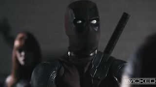 Black Widow Foursome with Deadpool, Yelena, and Taskmaster in a wild parody