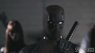 Black Widow Foursome with Deadpool, Yelena, and Taskmaster in a wild parody