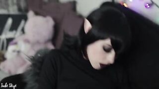 Mavis' first BJ cum swallow with FANGS, a spicy twist!