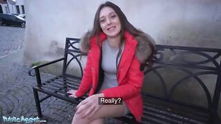 Public pick up with Isabela de Laa, getting fucked before meeting her BF