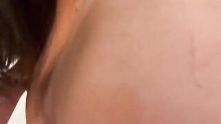 Brunette PAWG fucked by her stepbrother on the kitchen table