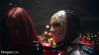 Mistress Maitland commands her slaves Lulu, April, Jasmine, and Isiah in a deeper scene