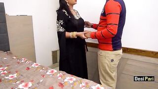 Desi Pari seduced her step-cousin step-brother to get fucked with dirty Hindi talk