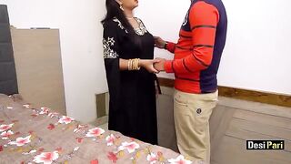 Desi Pari seduced her step-cousin step-brother to get fucked with dirty Hindi talk
