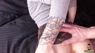 The guy teased and stuffed the juicy beauty’s ass with a creampie - Leksa Biffer