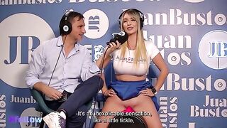 Latina chick has the strongest orgasm while being pleasured by a machine, wow!