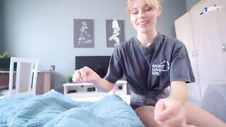 I fucked my stepsister hard, she couldn’t resist my cock and I came on her face