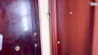 Why were you spying on me? - a beauty shares her tight pussy in 4K