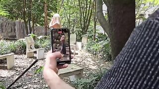 Colombian actress fucked by American after being recognized on the street