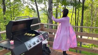 HOT Milf rides cock in Public - POV - Big Tit MILF Sucks & Fucks in Public - POV