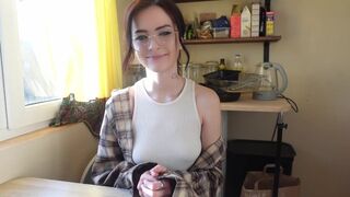 Nerdy girl is a PEGGING MONSTER in exclusive HD