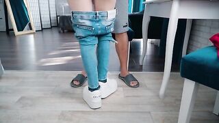 Sorry, Sweetheart. I Wrecked Your Stepsister's tight Ass. A classic step-fantasy scenario unfolds with intense anal action and a messy finish