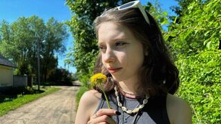 Met cute Ukrainian schoolgirl on the street and fucked her there