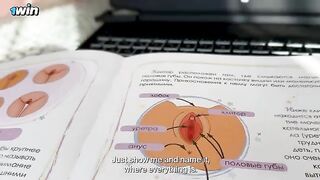 A stepmother explained to her stepson the secrets of female anatomy