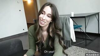 A friend surprises us with a hot sexual experience with a stunning woman!!