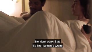 The step-niece was shocked to see her uncle walking naked in the house