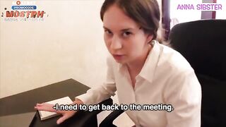 I can give you a blowjob, but I won't cheat on my boyfriend, featuring the stunning Anna Sibster, known for her captivating step-fantasy roles where she often plays the seductive stepsister with a knack for roleplay and dirty talk. Her performance in this